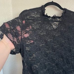 Lacy See Through Top